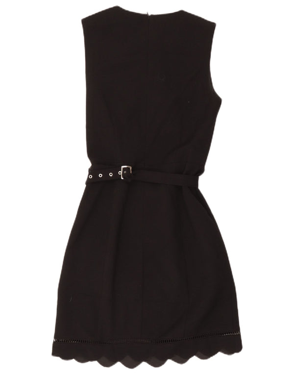 Abito tubino senza maniche da donna Oasis UK 8 piccolo poliestere nero