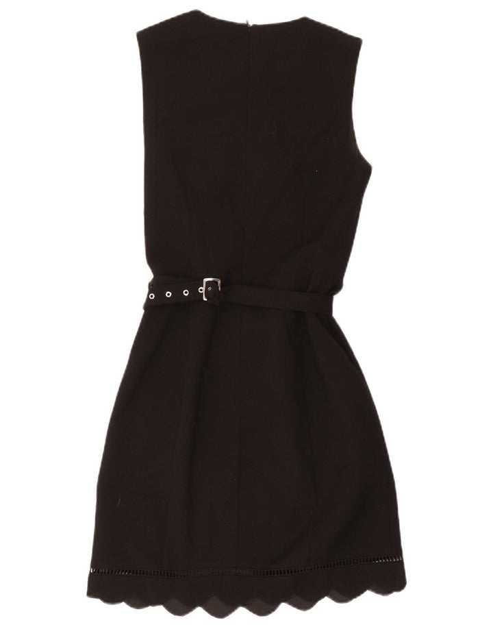 Abito tubino senza maniche da donna Oasis UK 8 piccolo poliestere nero