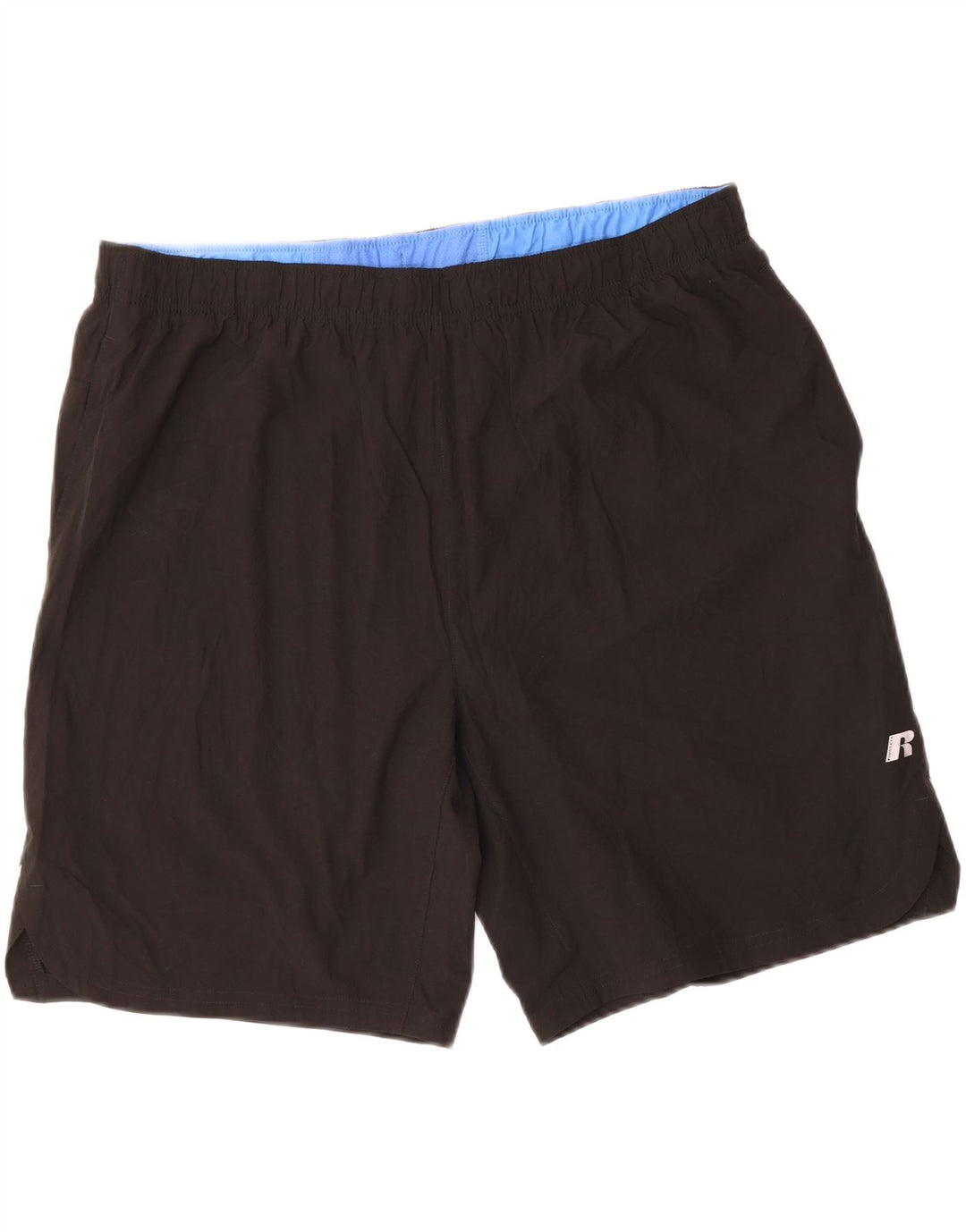 RUSSELL ATHLETIC Mens Dri-Power Sport Shorts XL  Black Vintage Russell Athletic and Second-Hand Russell Athletic from Messina Hembry 