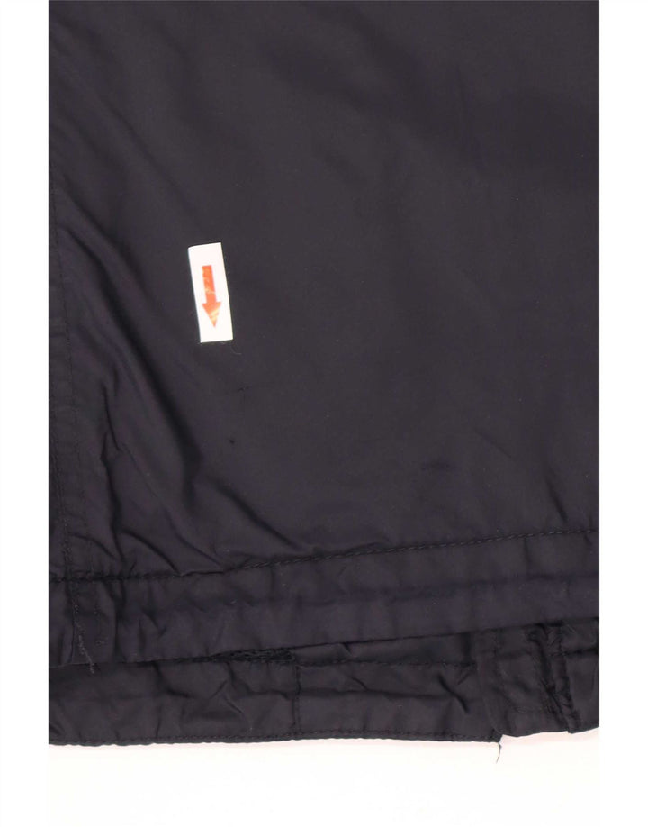 Giacca antipioggia da uomo Hollister UK 38 media nylon blu navy