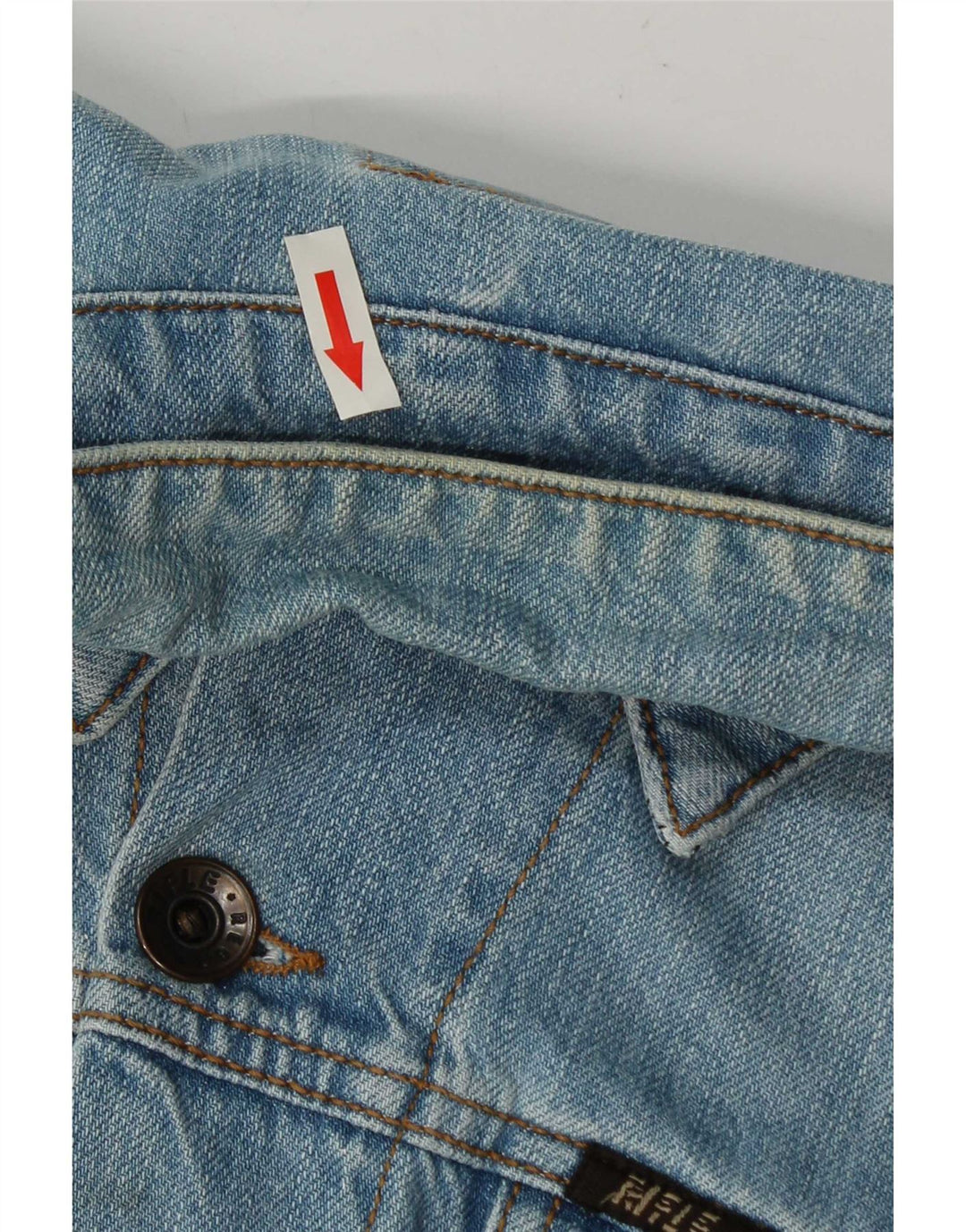 Giacca di jeans da uomo Rifle UK 40 grande cotone blu