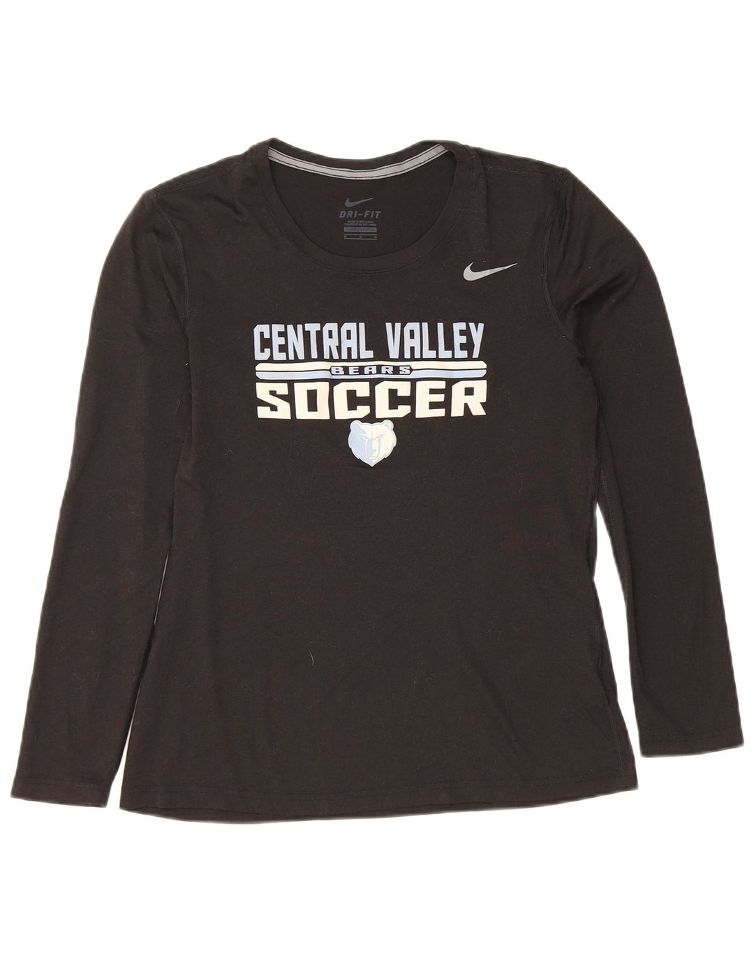 Nike Chicago Bears Graphic Top da donna manica lunga UK 12 medio nero