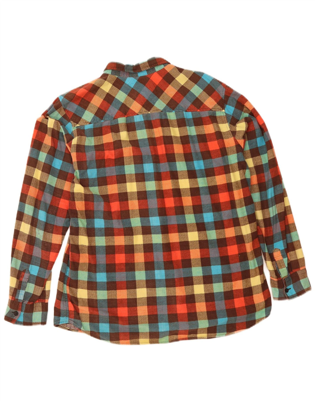 Camicia di flanella da uomo Quiksilver a quadri multicolore medio