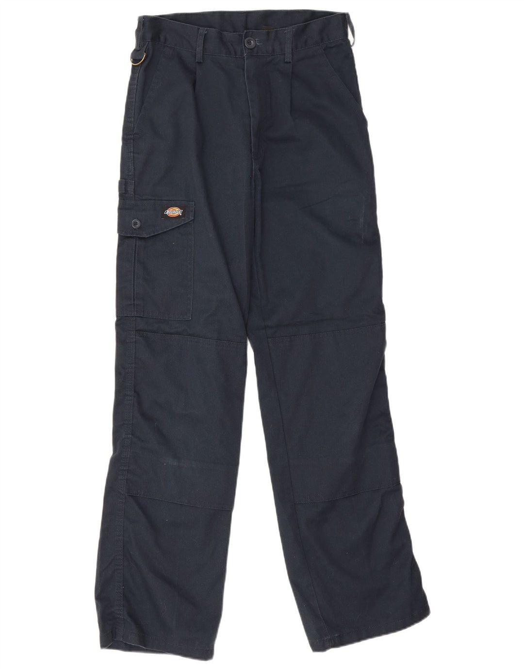 Pantaloni cargo dritti da uomo Dickies W28 L31 poliestere blu navy