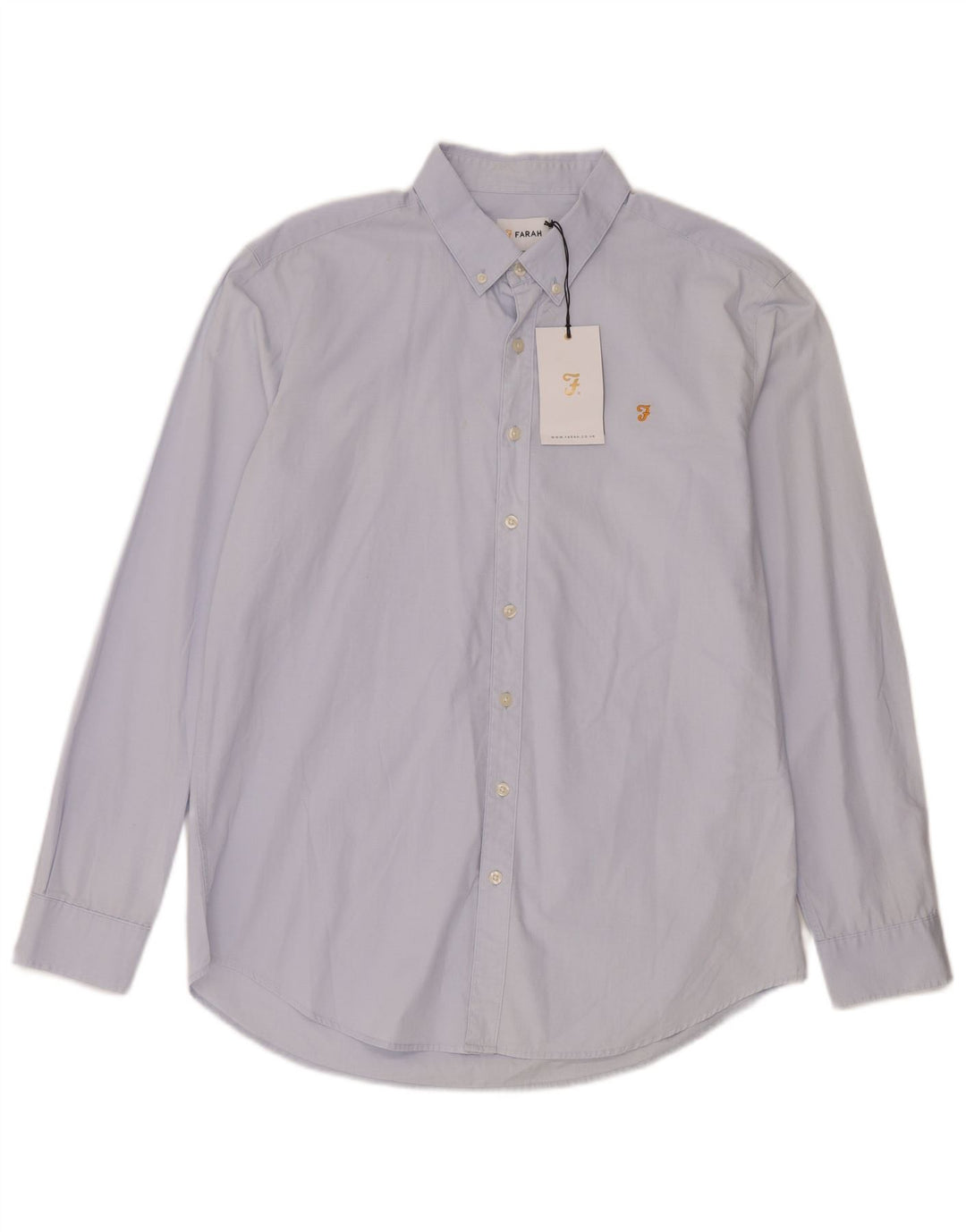 Camicia casual da uomo Farah XL in cotone a quadri blu