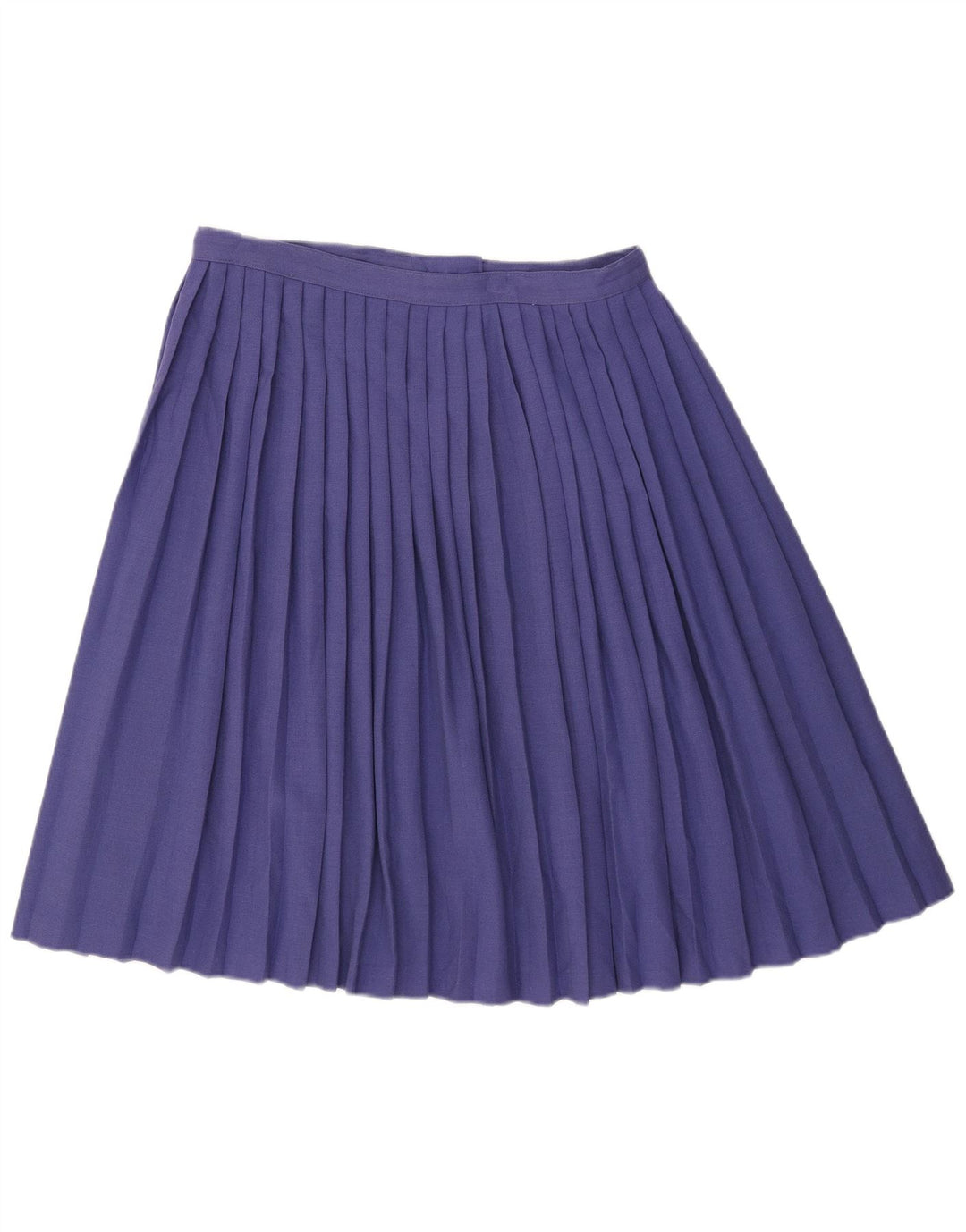 Gonna a pieghe vintage da donna W32 grande viola