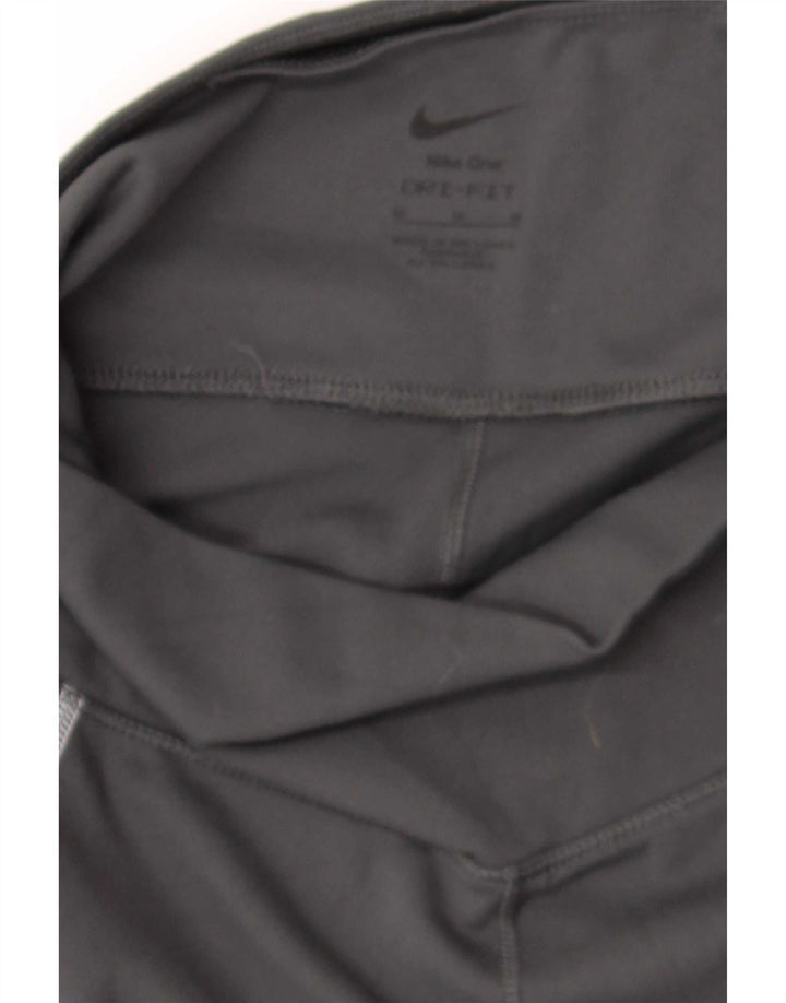 Leggings Nike Dri Fit Crop da donna UK 12 medio nero poliestere