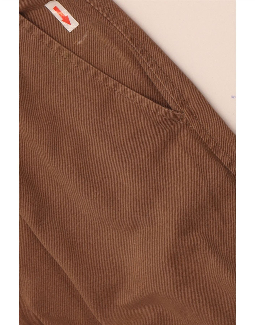 Pantaloni chino vestibilità regolare da uomo Marks & Spencer W36 L29 cotone marrone