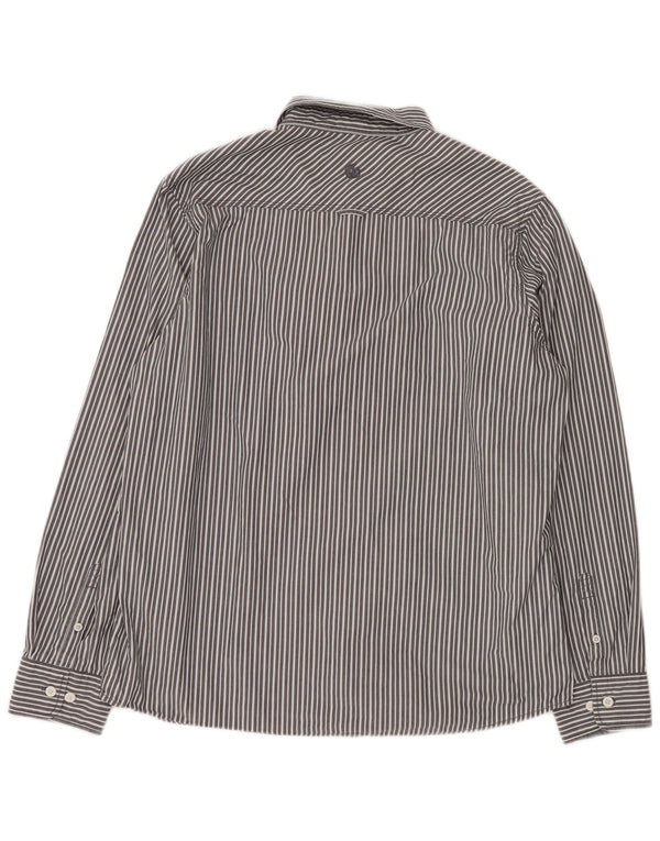 Camicia da uomo FAT FACE XL in cotone gessato grigio