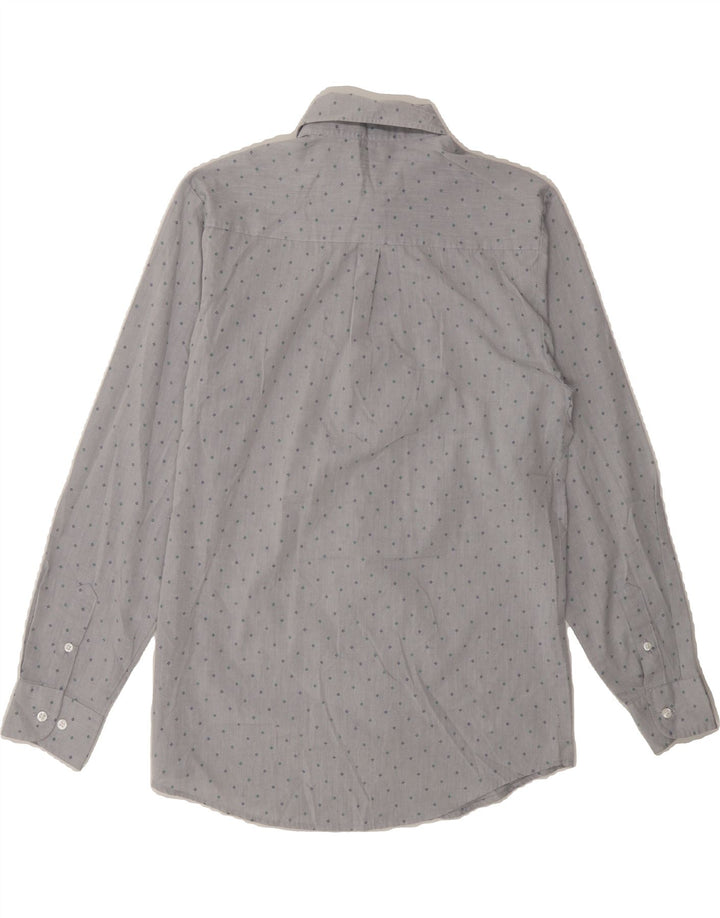 IZOD Boys Shirt 15-16 Years Grey Flecked Cotton Vintage Izod and Second-Hand Izod from Messina Hembry 