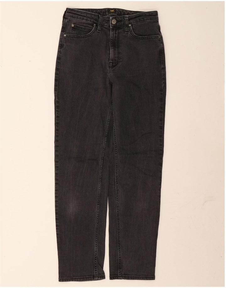 LEE Womens Carol Straight Jeans W27 L29 Grey Cotton Vintage Lee and Second-Hand Lee from Messina Hembry 