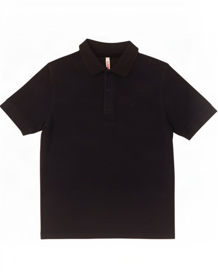 Polo da uomo Sun68 in cotone blu navy medio