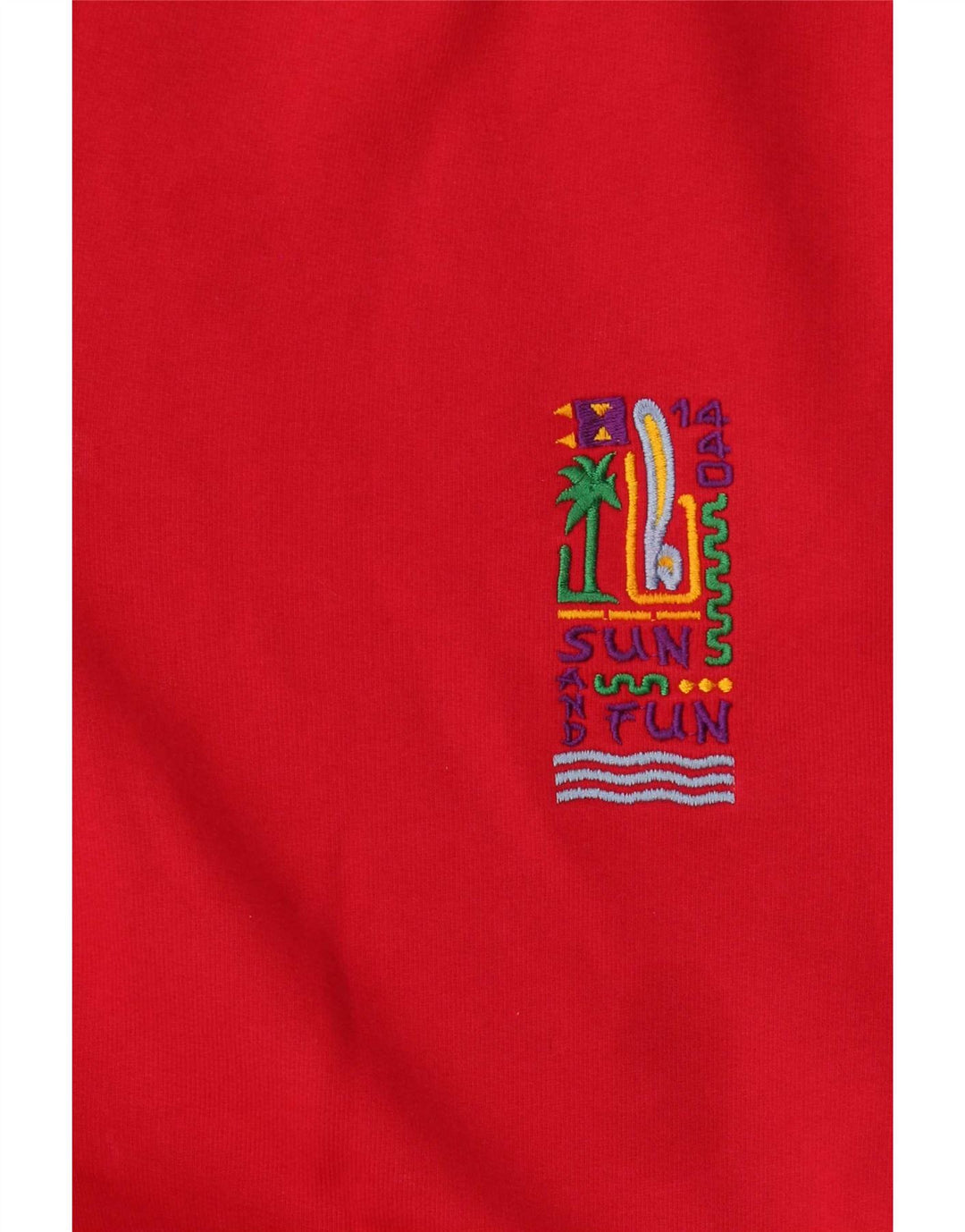 Pantaloni da tuta vintage da uomo Joggers rosso medio