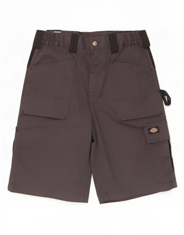 Pantaloncini cargo da uomo Dickies W32 in cotone color block grigio medio