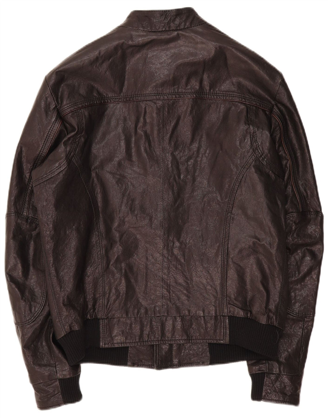 Giacca in Pelle Uomo Trussardi IT 52 XL Pelle Nera