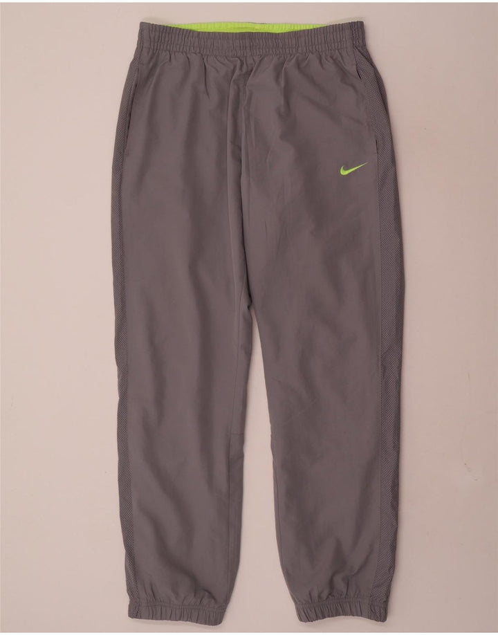 Pantaloni da tuta da uomo Nike Joggers grandi in poliestere grigio