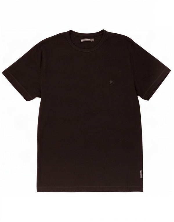 T-shirt da uomo French Connection Top grande in cotone nero
