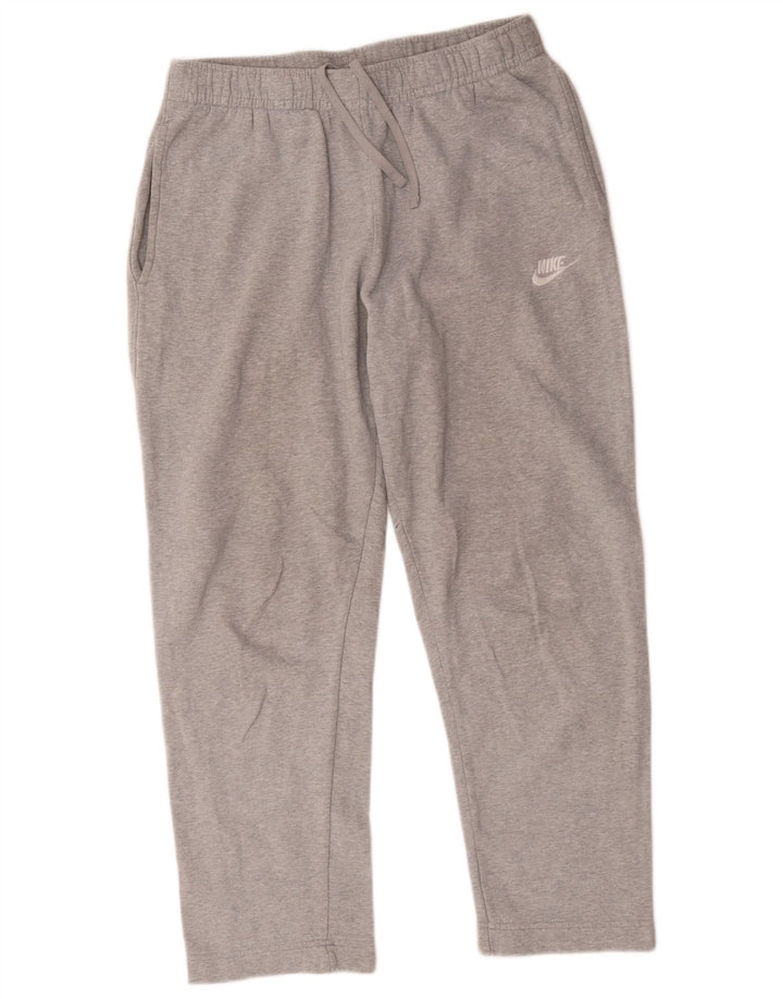 Pantaloni della tuta da donna Nike UK 14 cotone screziato grigio medio