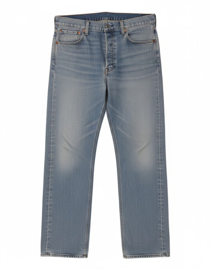 Levi's Uomo 501 Jeans dritti W34 L30 Cotone Blu