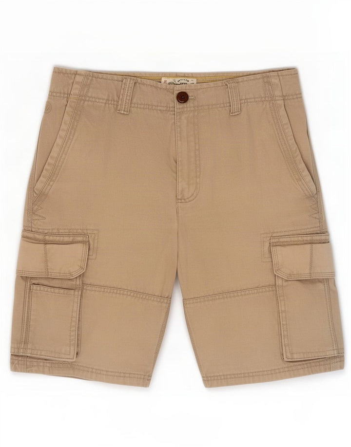 Pantaloncini cargo da uomo Fat Face W32 Cotone beige medio