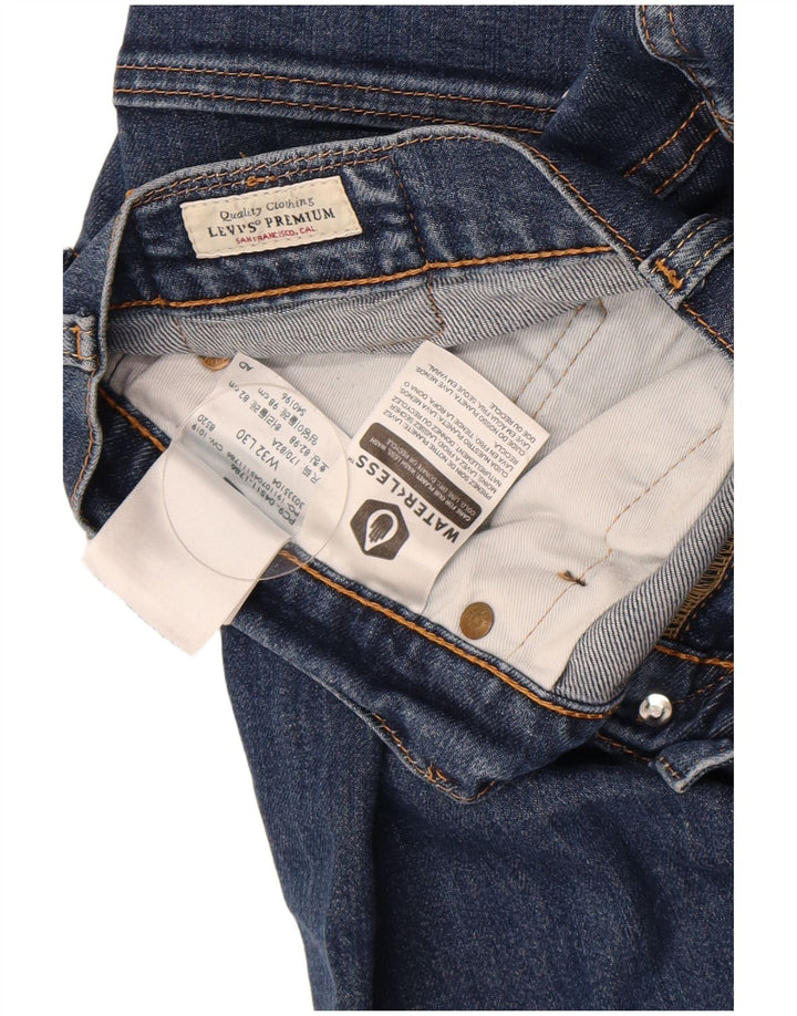 Levi's Uomo 511 Slim Jeans W32 L30 Cotone Blu