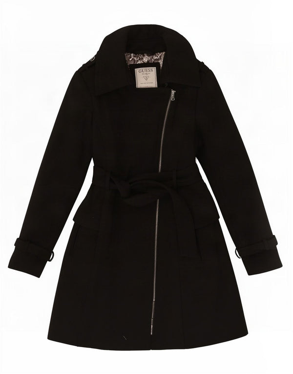 Cappotto da principessa da donna Guess UK 12 medio nero lana classico