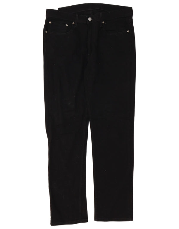 Levi's Uomo 514 Jeans dritti W34 L32 Cotone Nero