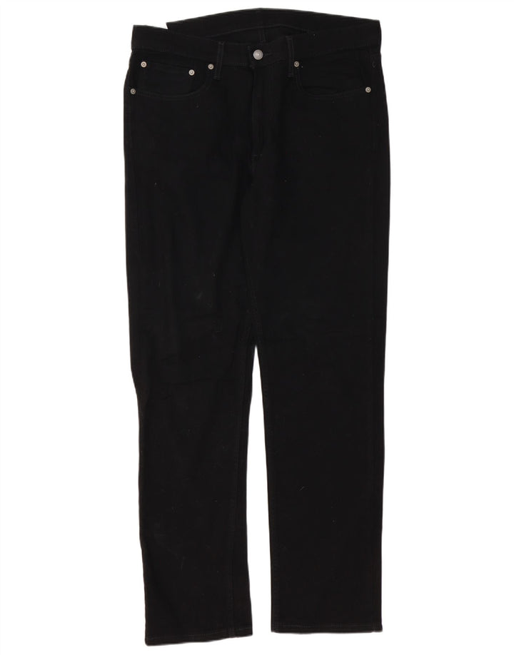 Levi's Uomo 514 Jeans dritti W34 L32 Cotone Nero