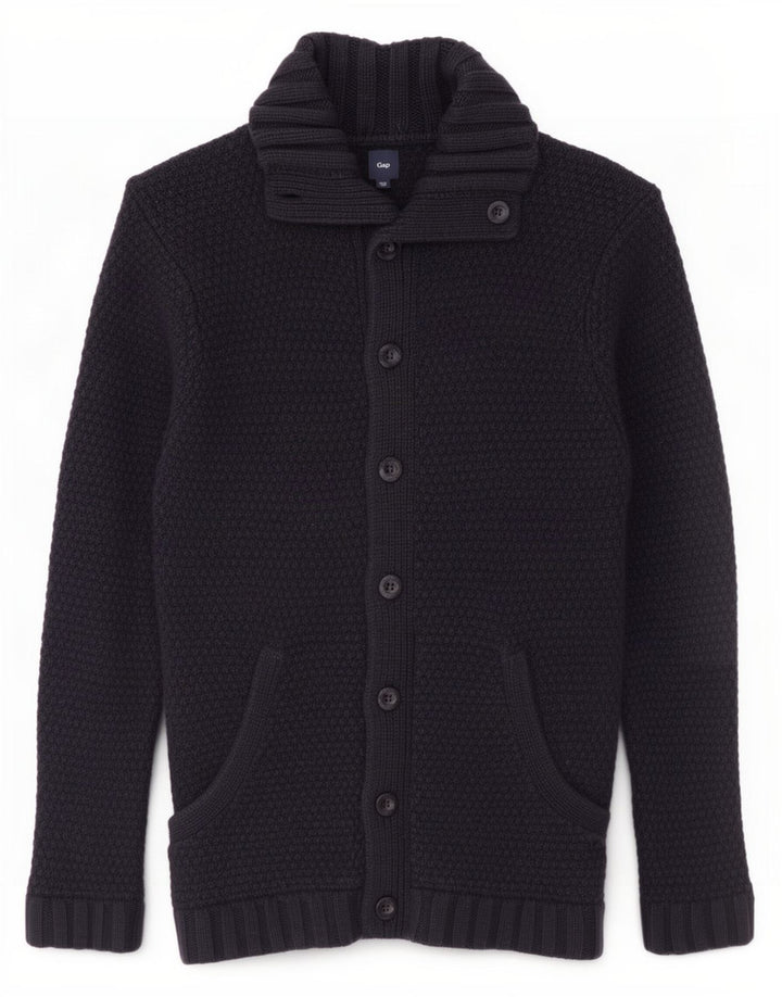 Maglione cardigan da uomo Gap lana media blu navy