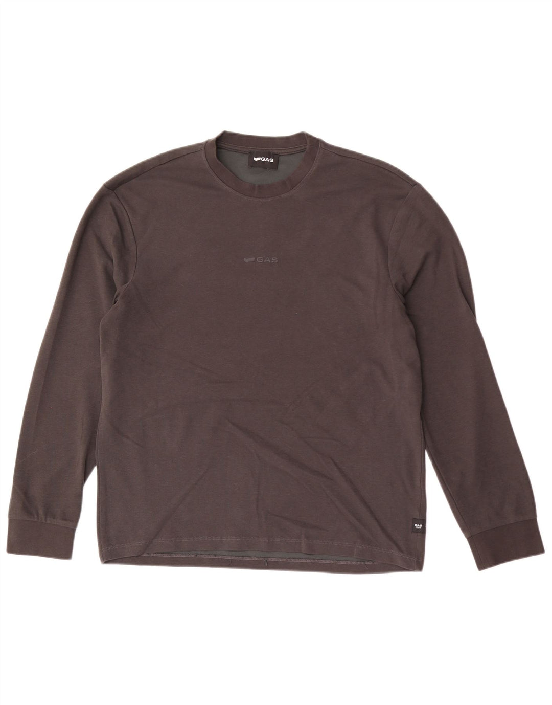 Maglia da uomo Gas a maniche lunghe grande grigia