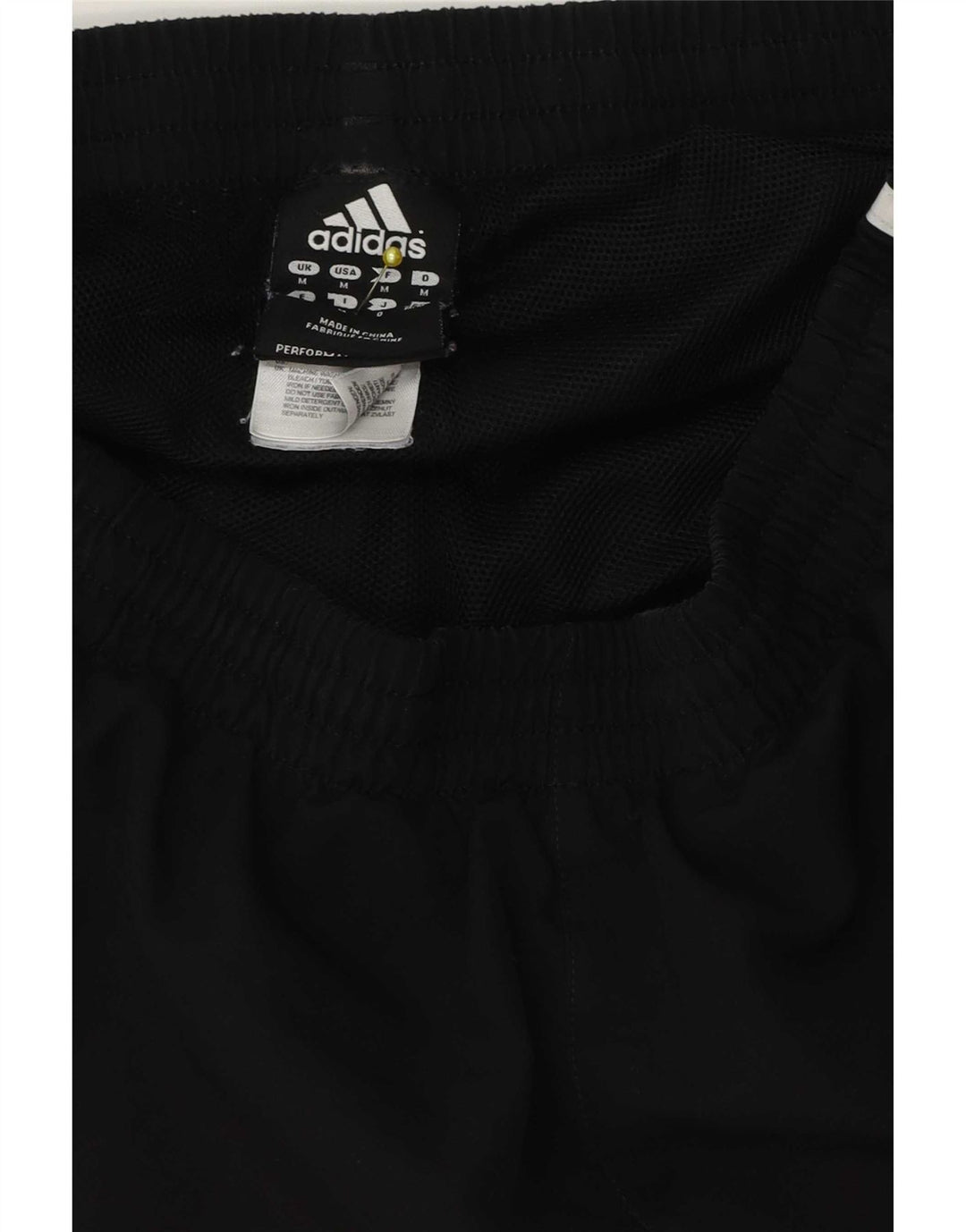 Pantaloncini sportivi Adidas Climalite da uomo medio poliestere nero