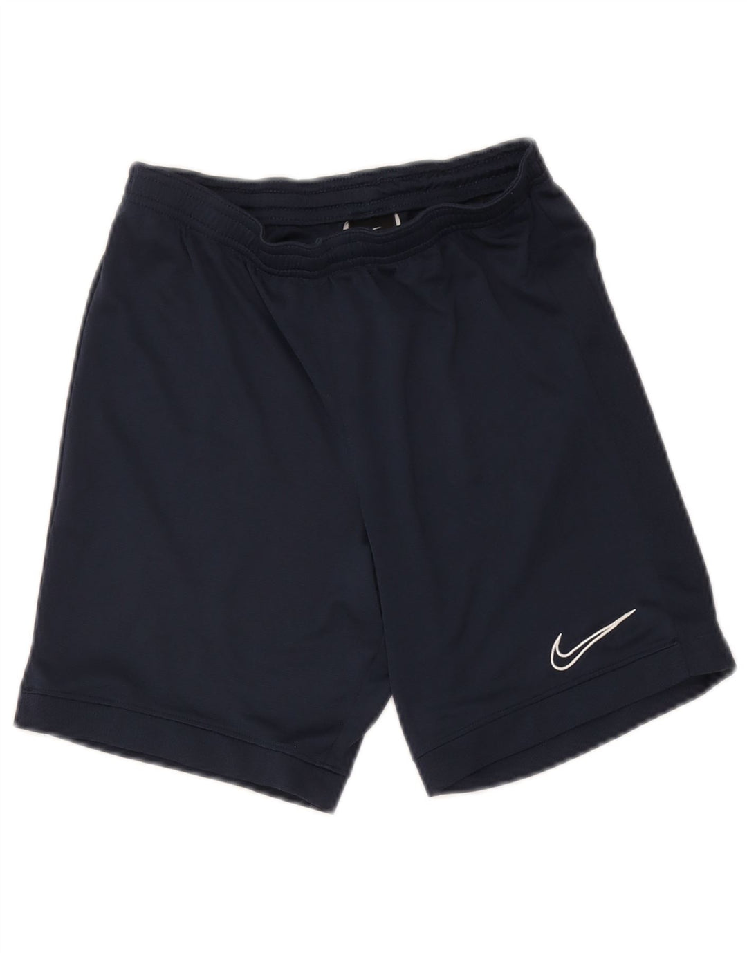 Pantaloncini sportivi Nike Dri Fit da donna UK 8 Small in poliestere blu navy