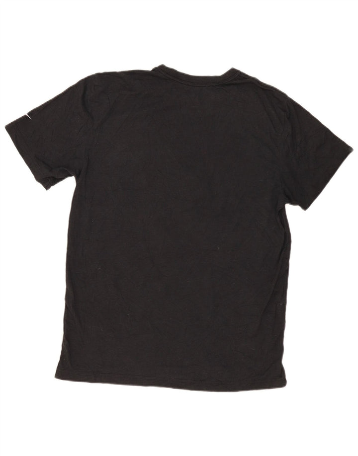 T-shirt grafica da uomo Nike Top in poliestere nero medio