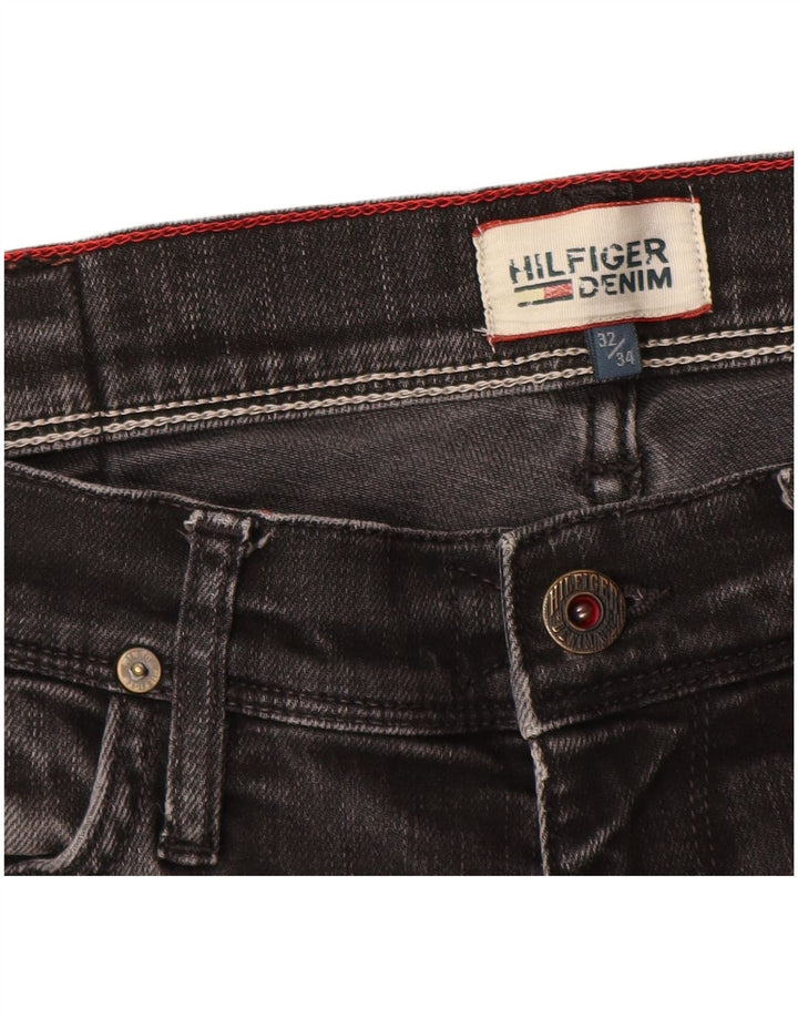 Jeans slim da uomo Tommy Hilfiger W32 L34 cotone nero