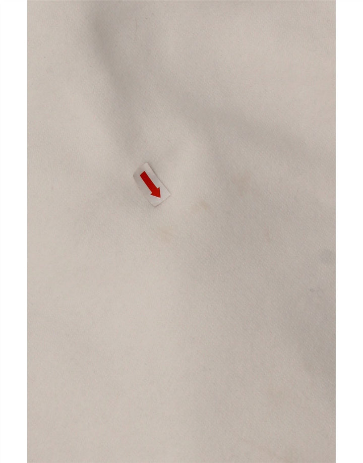 Maglione con cappuccio da uomo HOLLISTER grande in cotone bianco