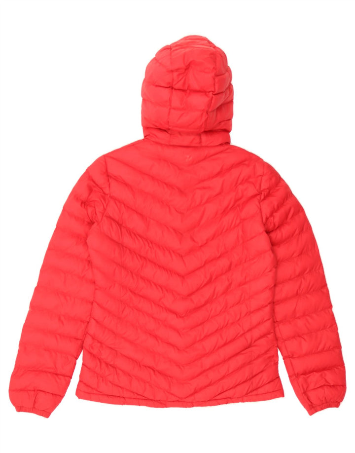 MOUNTAIN WAREHOUSE Womens Oversized Hooded Padded Jacket UK 8 Small Red Vintage Mountain Warehouse and Second-Hand Mountain Warehouse from Messina Hembry 