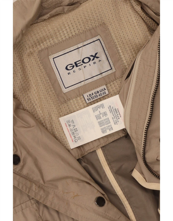 Geox Giacca da uomo Respira Utility UK 40 Large Beige Cotton