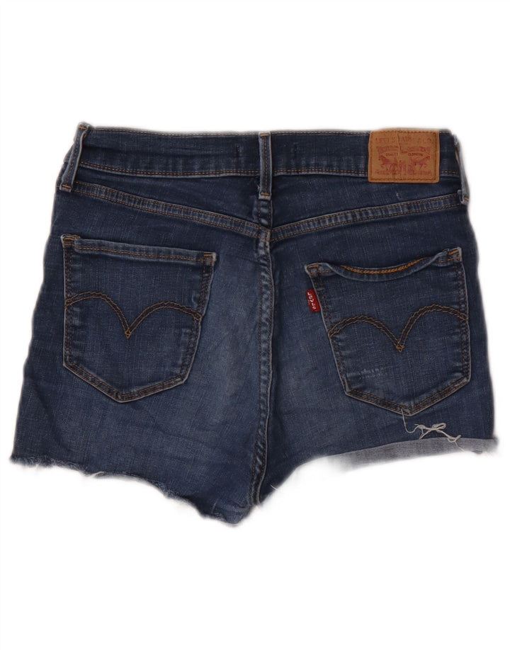 LEVI'S Pantaloncini di jeans a vita alta 720 da donna W28 Cotone blu medio