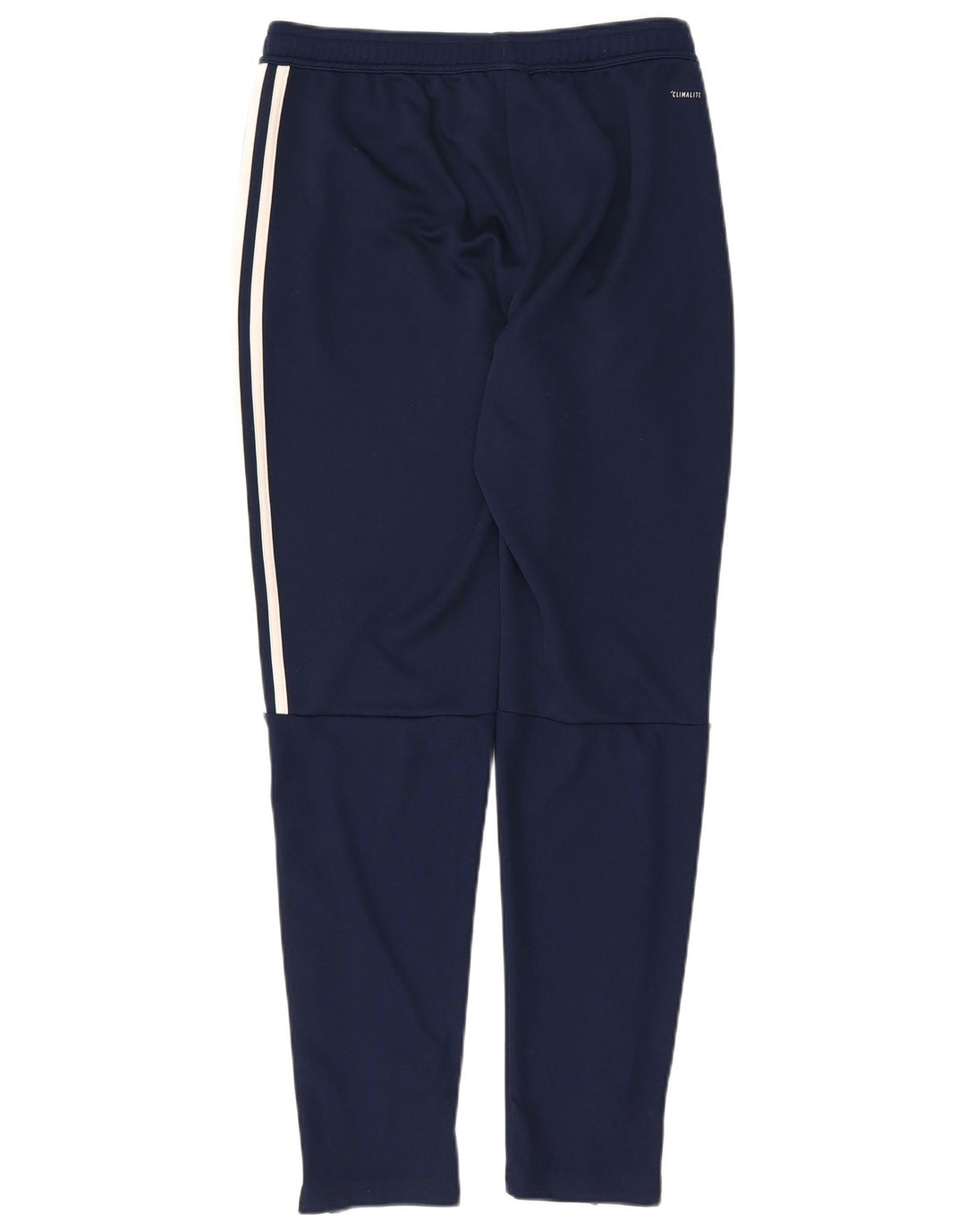 Pantaloni da tuta Adidas Climalite da uomo medi in poliestere blu navy