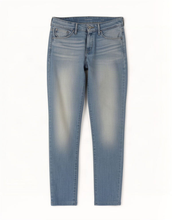 Jeans skinny Levi's Demi Curve a vita media da donna W26 L32 cotone blu