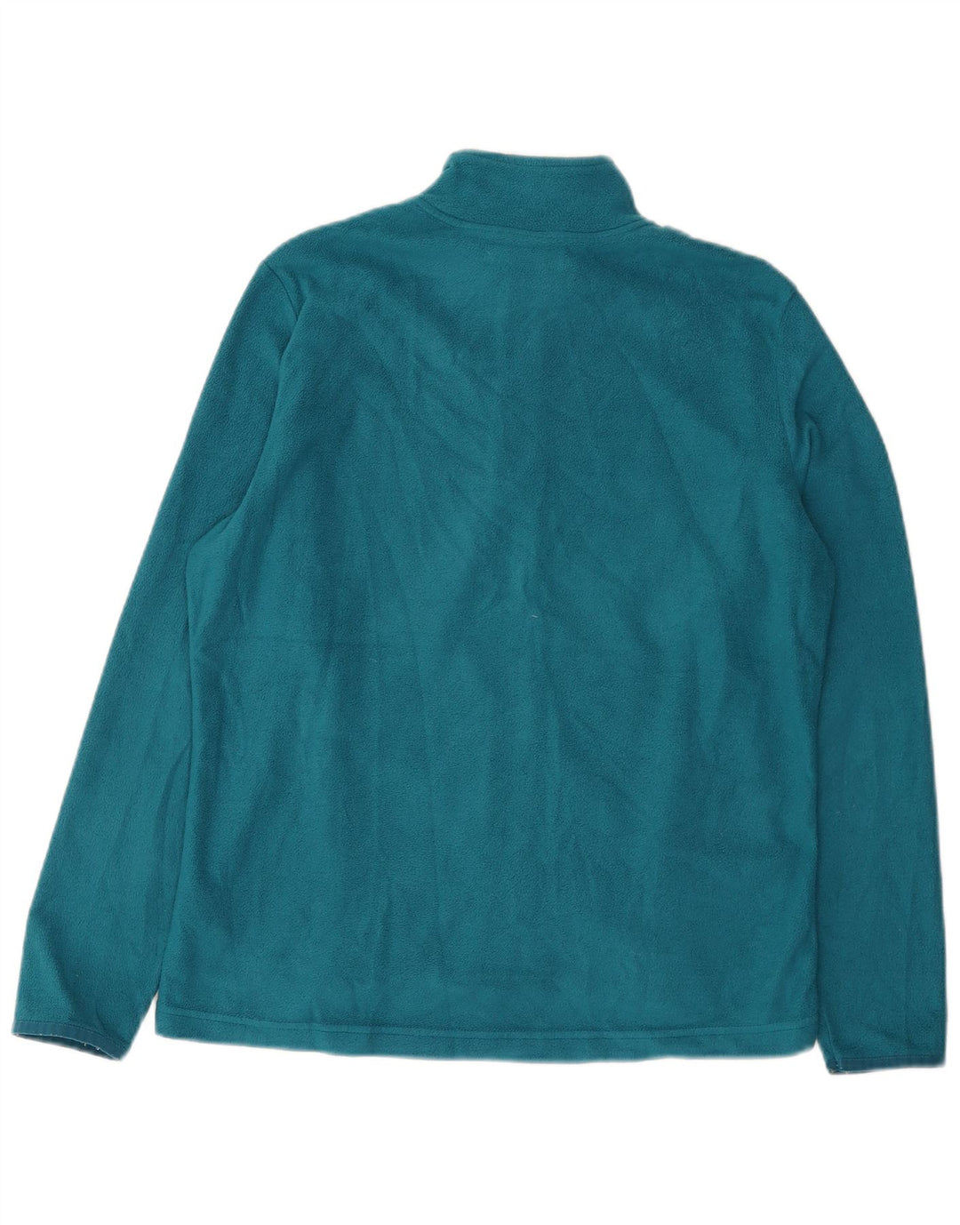 Giacca in pile da donna Marks & Spencer UK 14 Large Blu Poliestere