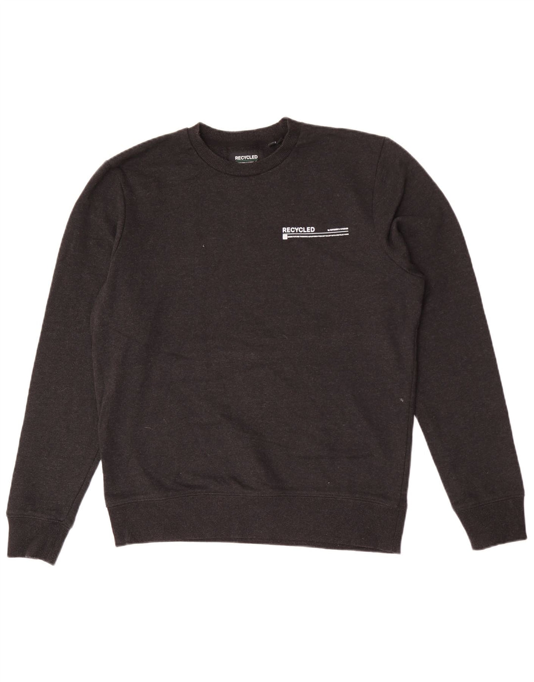 Felpa da uomo Superdry Maglione in cotone grigio medio