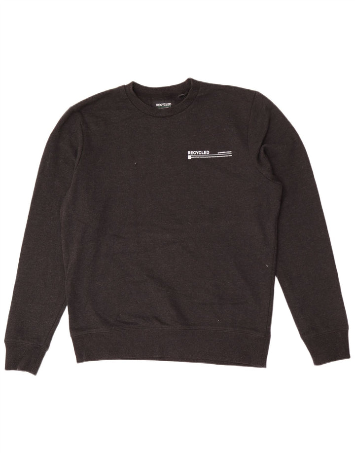 Felpa da uomo Superdry Maglione in cotone grigio medio
