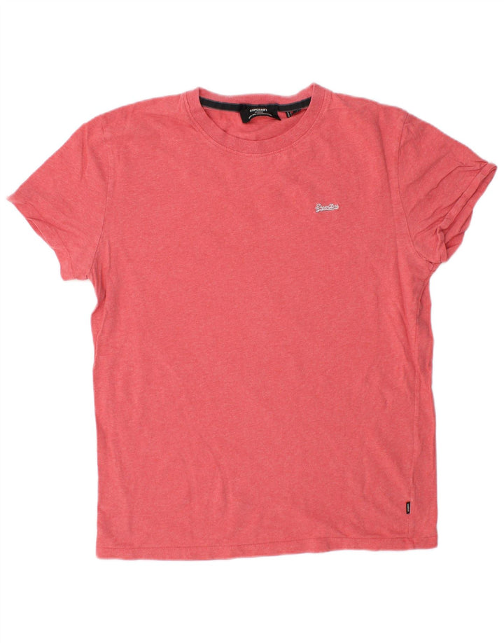 T-shirt da uomo SUPERDRY rosa medio