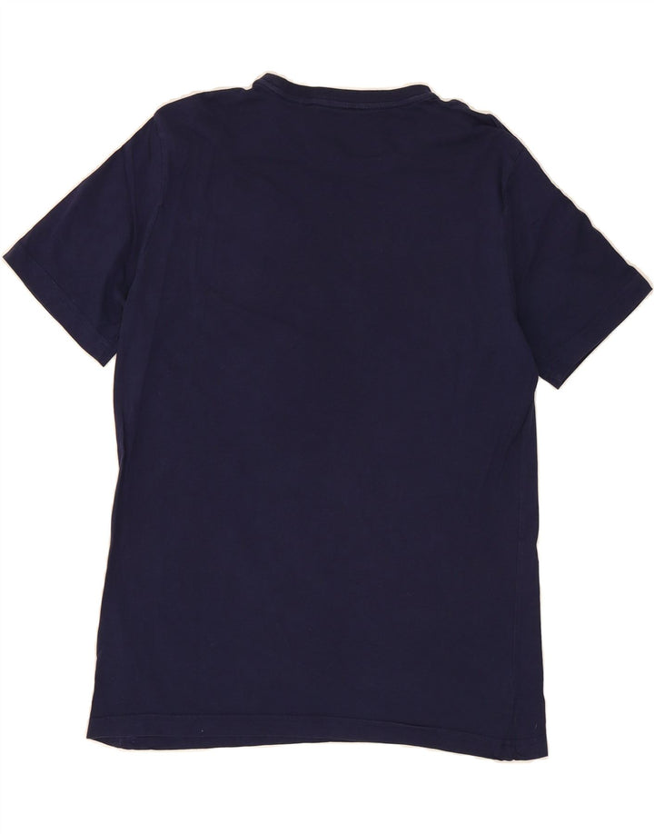 PUMA Mens Graphic T-Shirt Top Medium Navy Blue Cotton Vintage Puma and Second-Hand Puma from Messina Hembry 