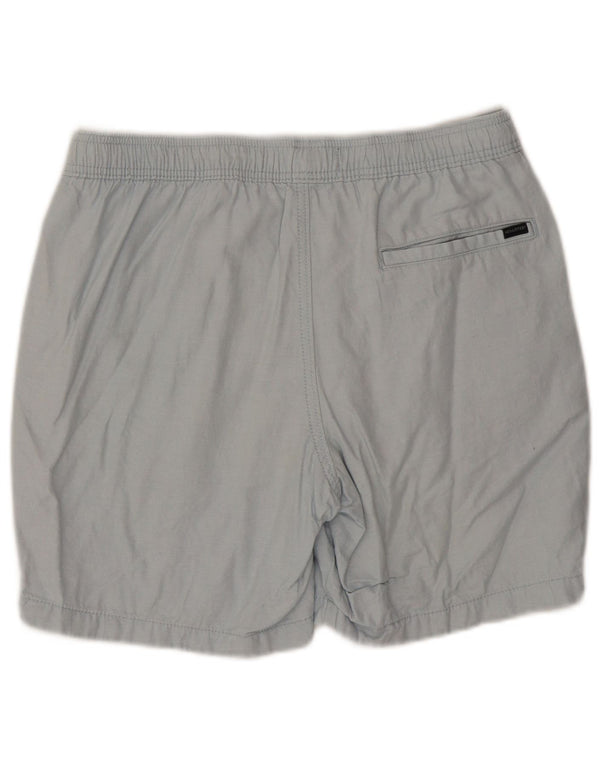Hollister Mens Chino Shorts Large W34 Blue Cotton