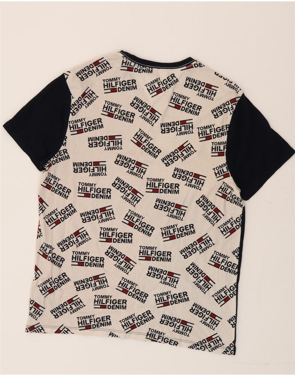 T-shirt grafica da uomo Tommy Hilfiger Top Small multicolore Colourblock