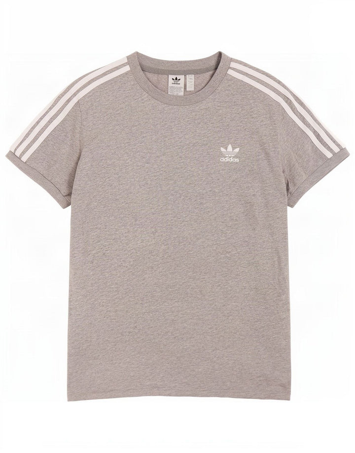 T-shirt da donna Adidas Top UK 12 cotone grigio medio