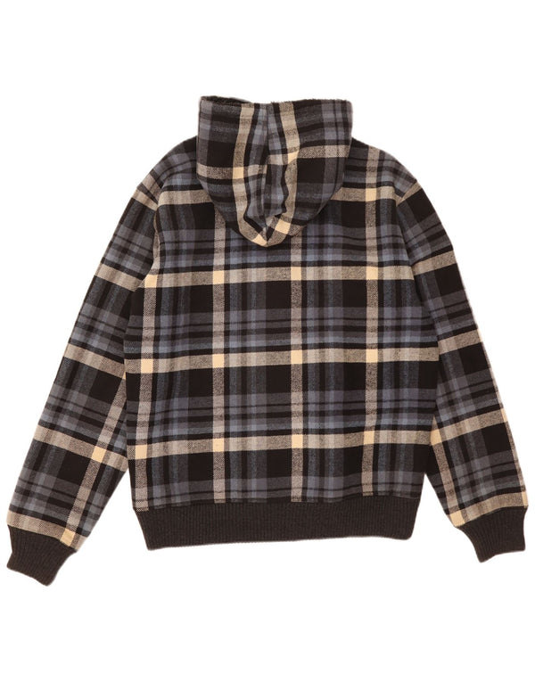 Giubbotto bomber con cappuccio da uomo Marlboro Classics UK 42 XL a quadri multicolore