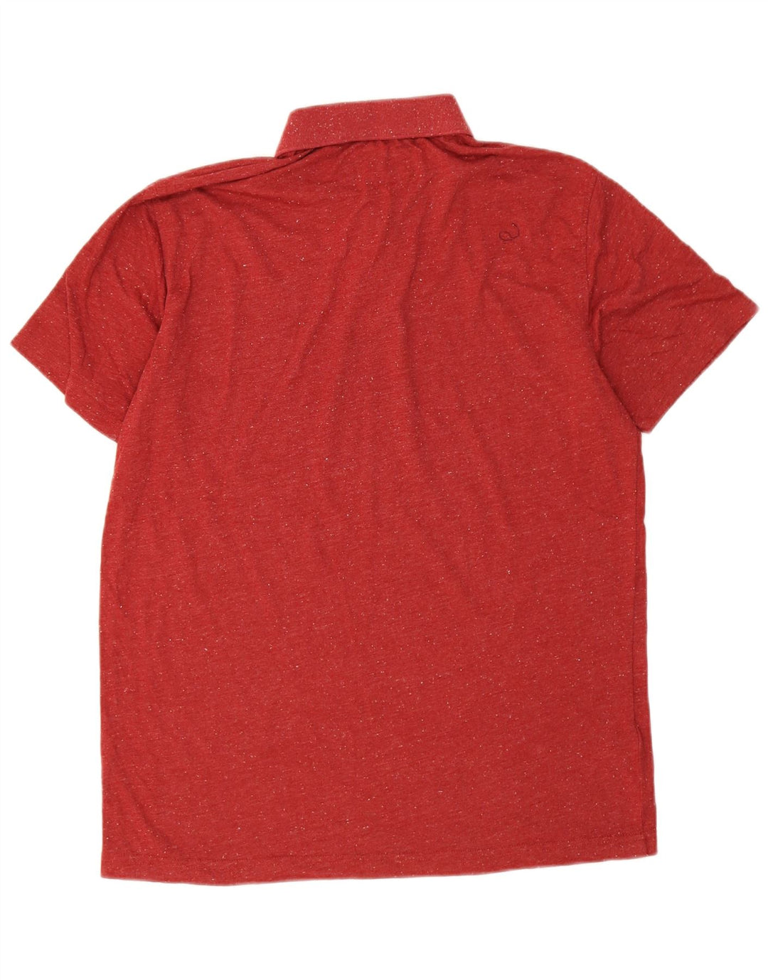 Polo da uomo Penguin in cotone screziato rosso medio